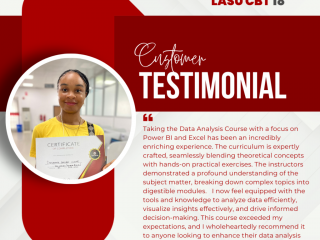 data analysis testimonial